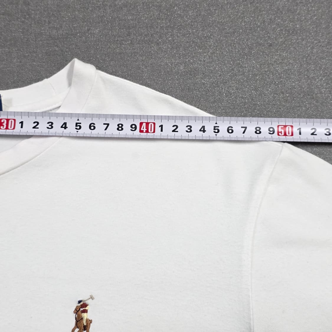 XL 폴로 랄프로렌 멀티포니 화이트 반팔티셔츠 상품이미지6