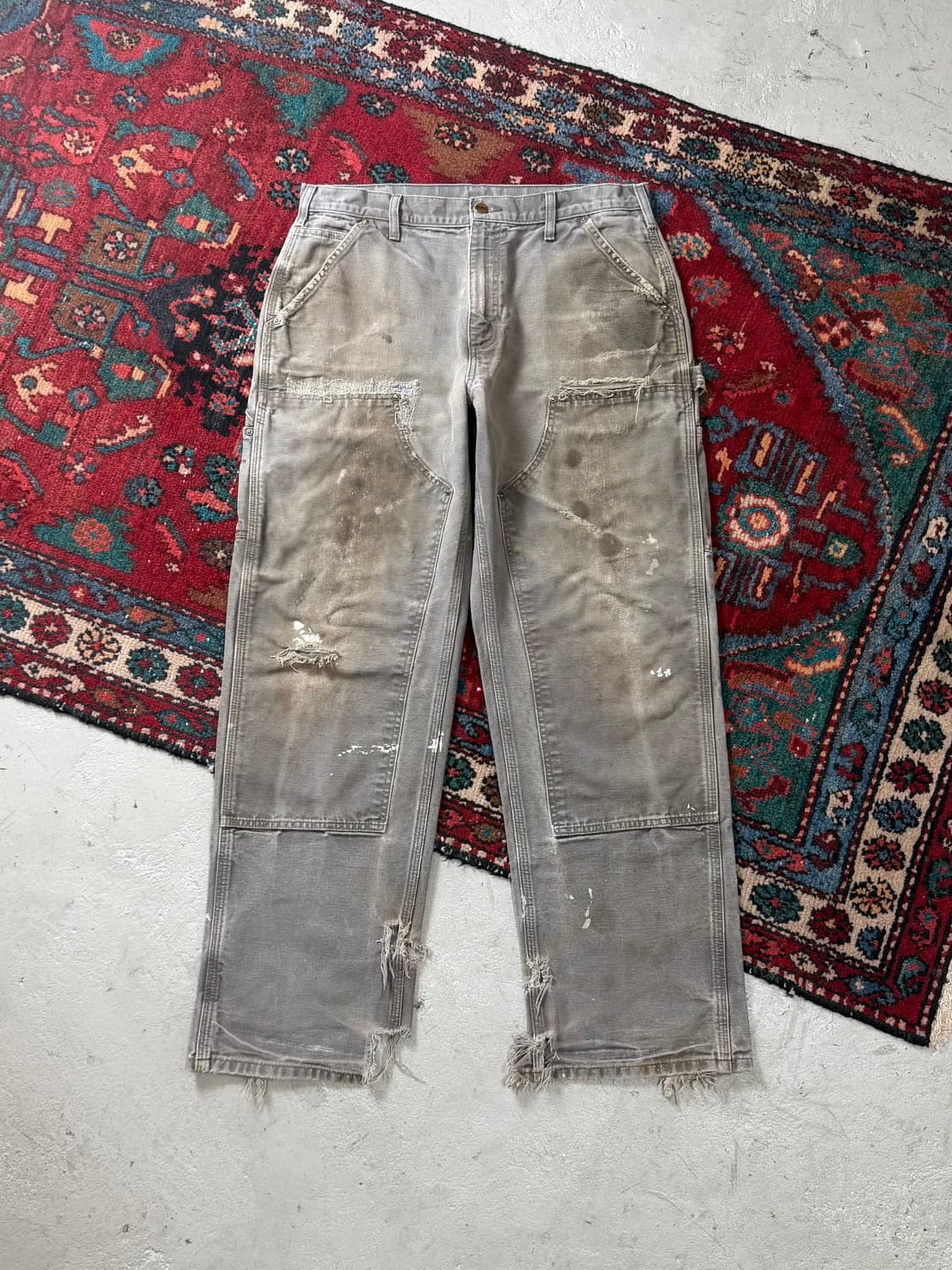 OG 칼하트 더블니 다크브라운 칼하트 B136 DKB 썩블니 상품이미지1