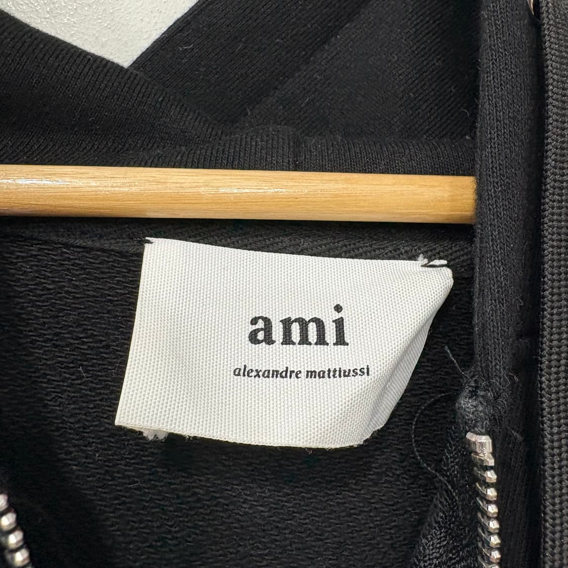 아미 스몰하트 로고 후드집업 상품이미지3