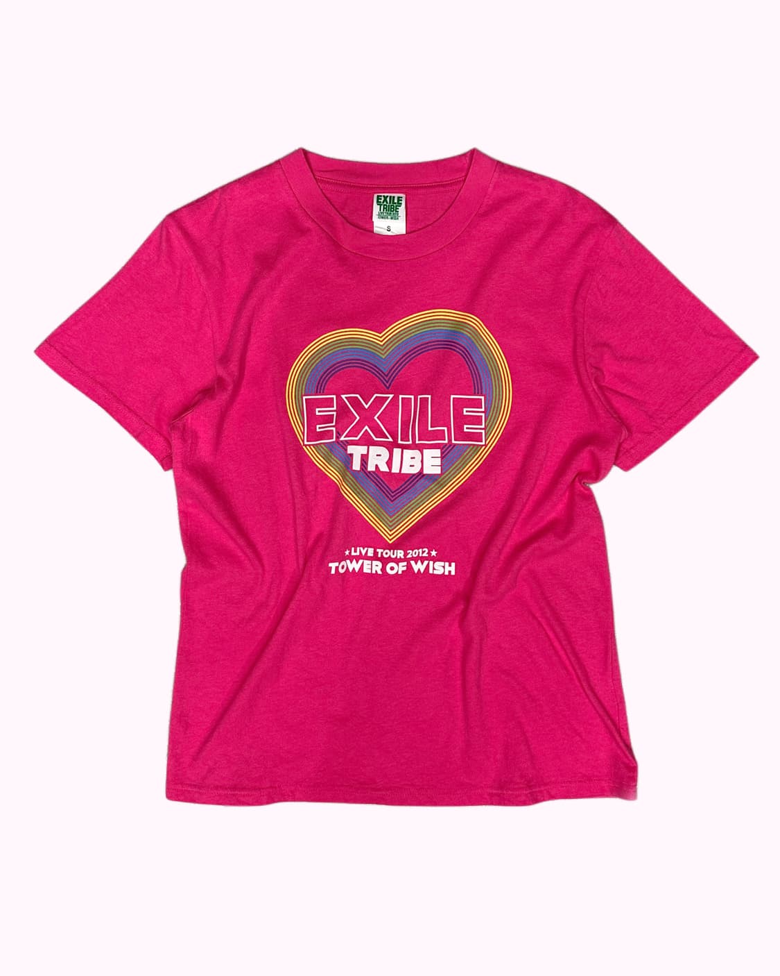 EXILE TRIBE pink herat logo t-shirt 상품이미지2