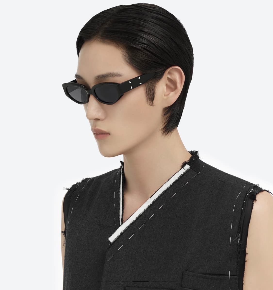 메종 마르지엘라 × 젠틀몬스터 선글라스 MM205 블랙 상품이미지8