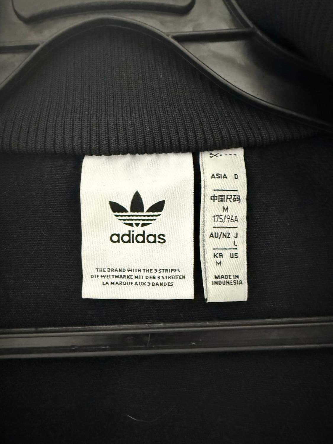 아디다스 데님 파이어버드 트랙탑 블랙 상품이미지5