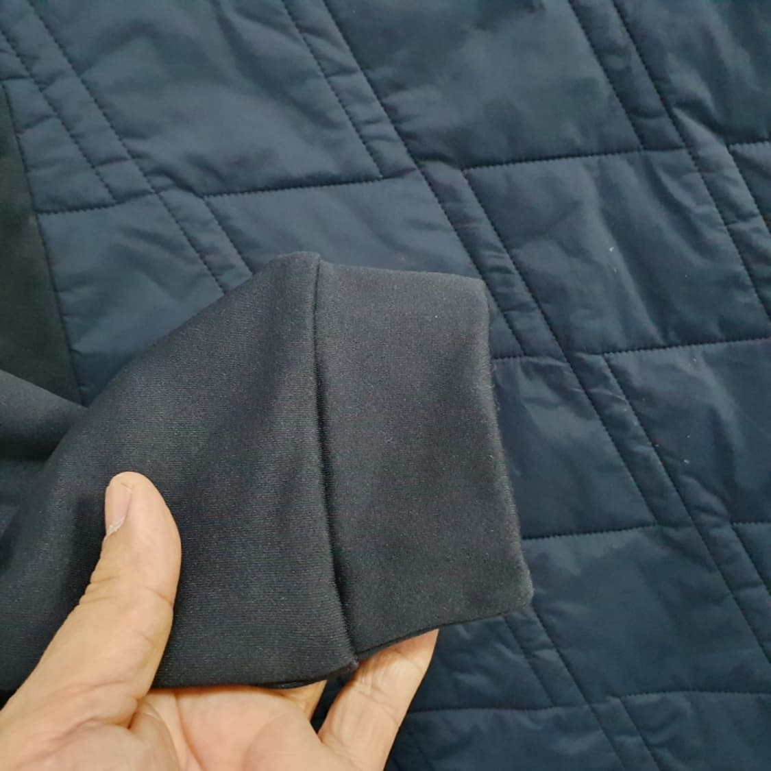 밀레 퀼팅 반집업 플리스티(100) 상품이미지3