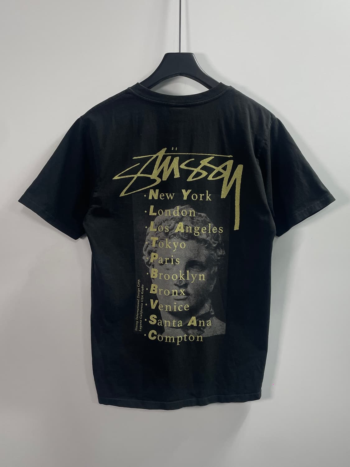 스투시 스태츄 다이드 라운드 반팔티 (on.458)   상품이미지1