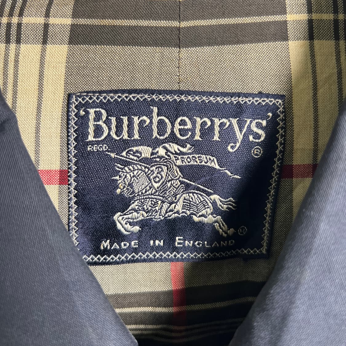 Burberrys 버버리 빈티지 네이비 트렌치 맥코트 상품이미지4