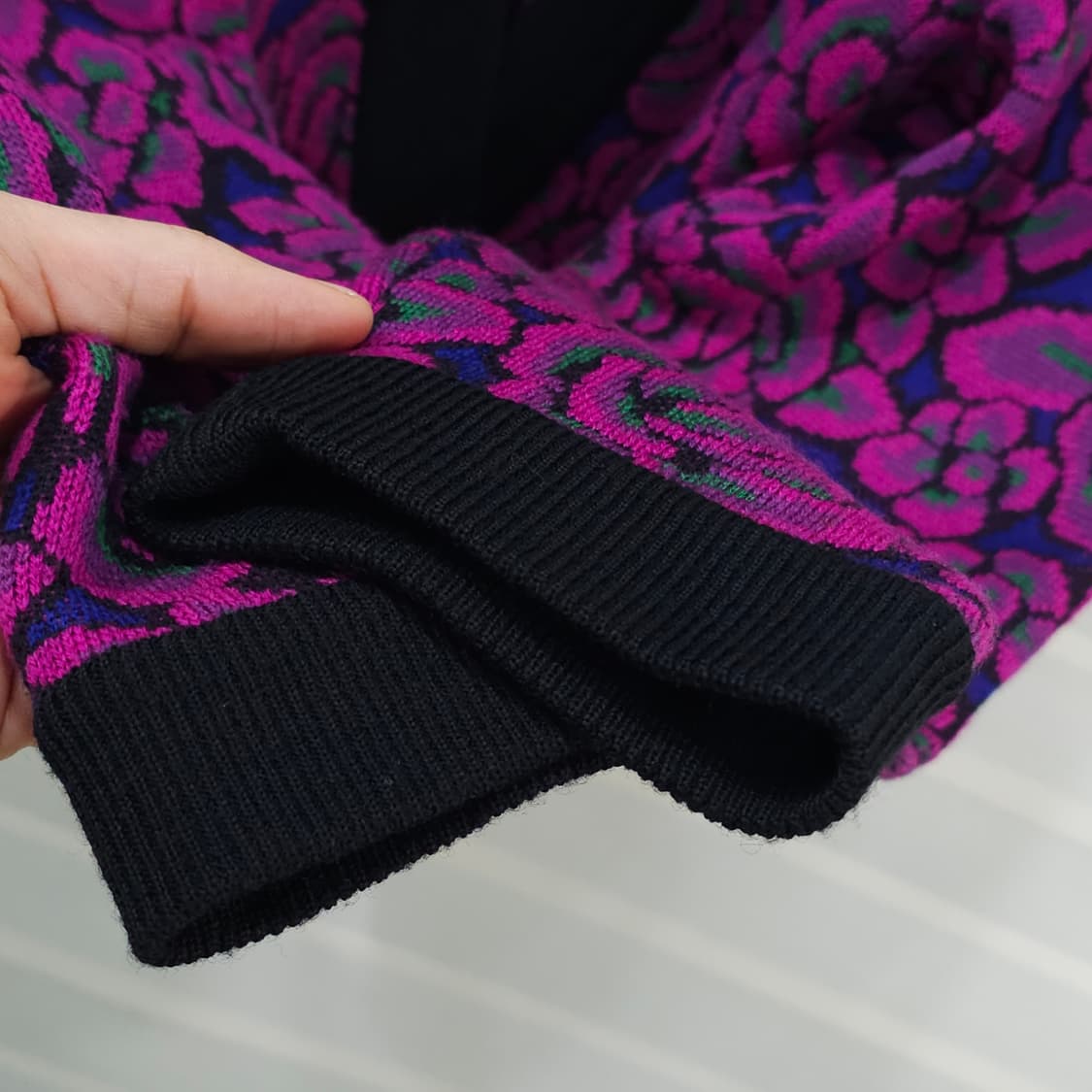 90s 입생로랑 울100 빈티지 가디건- 우먼M 상품이미지5