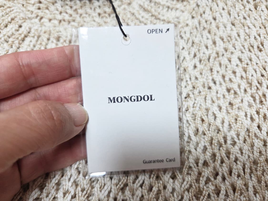 몽돌(MONGDOL) 네트 베스트니트 프리사이즈 새상품 상품이미지7