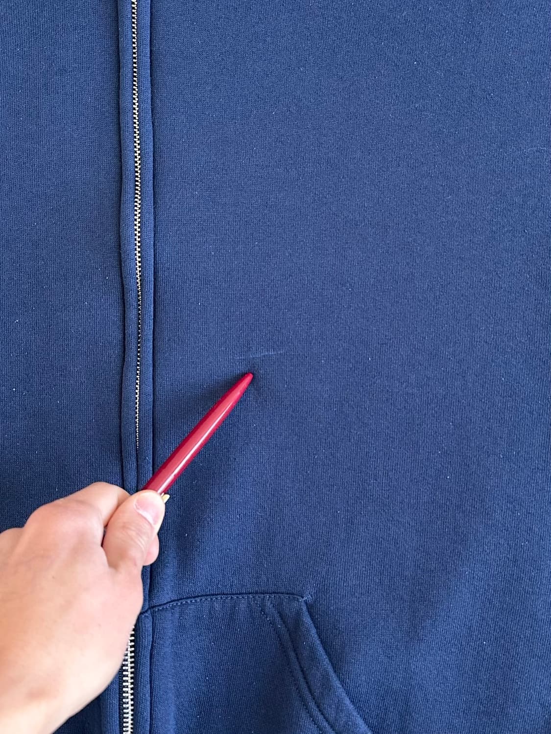 00s 빈티지 러셀 후드집업 네이비 XL 상품이미지6