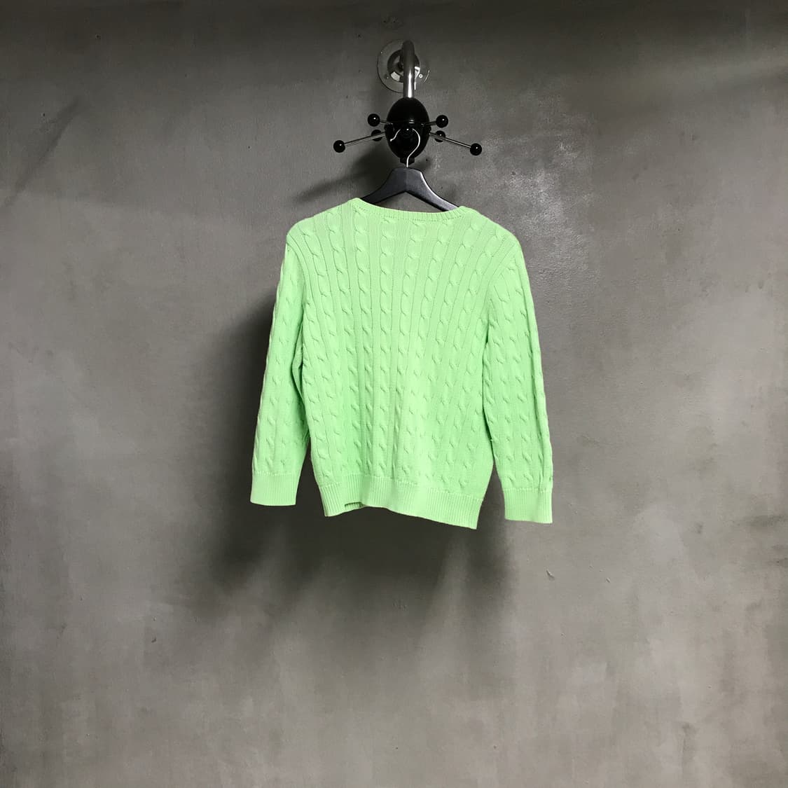 폴로 랄프로렌 케이블 니트 가디건 그린 L(W) 상품이미지7
