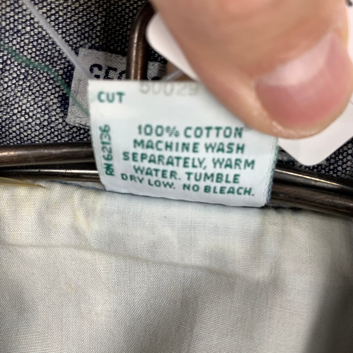 게스 80’s 백 투더 퓨처 데님 봄버 자켓 상품이미지8