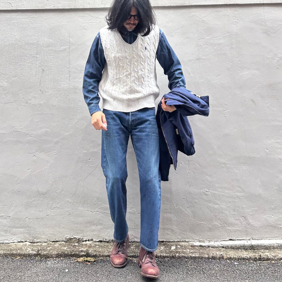 폴로 랄프로렌 케이블 니트 베스트 상품이미지9