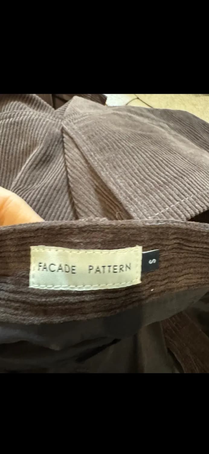 facade pattern 파사드패턴 코듀로이 스커트 상품이미지6