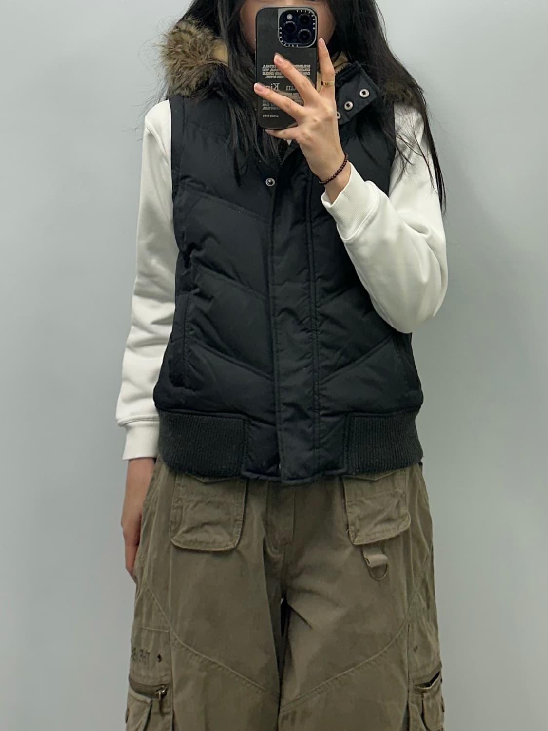 Gap 갭 울프죠 후드 조끼 패딩 상품이미지1