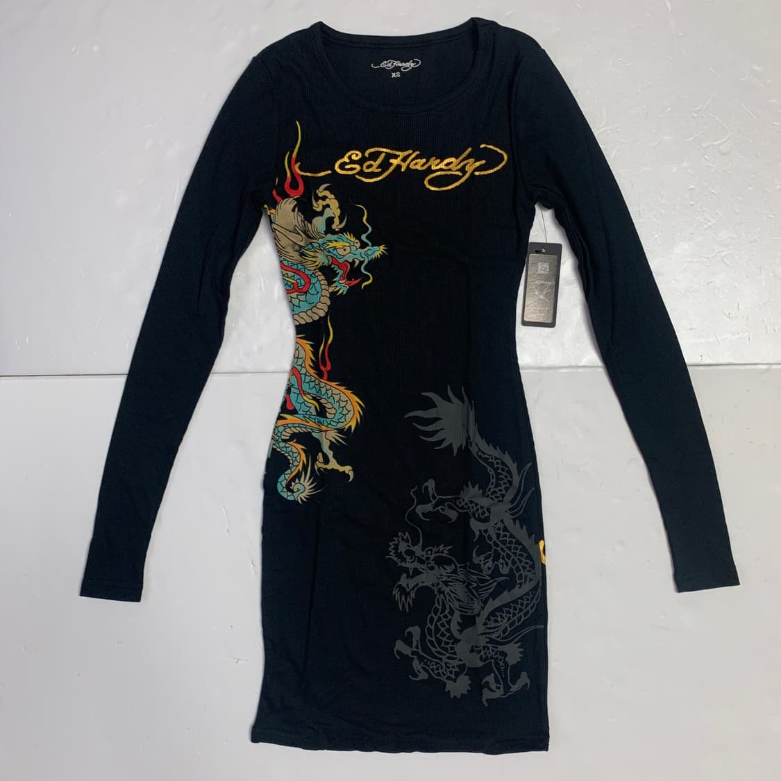 [새제품] 에드하디 드래곤 롱슬리브 미니 원피스 상품이미지2