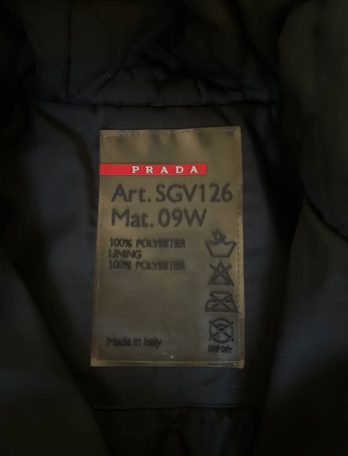 프라다 스포츠 코트 상품이미지2