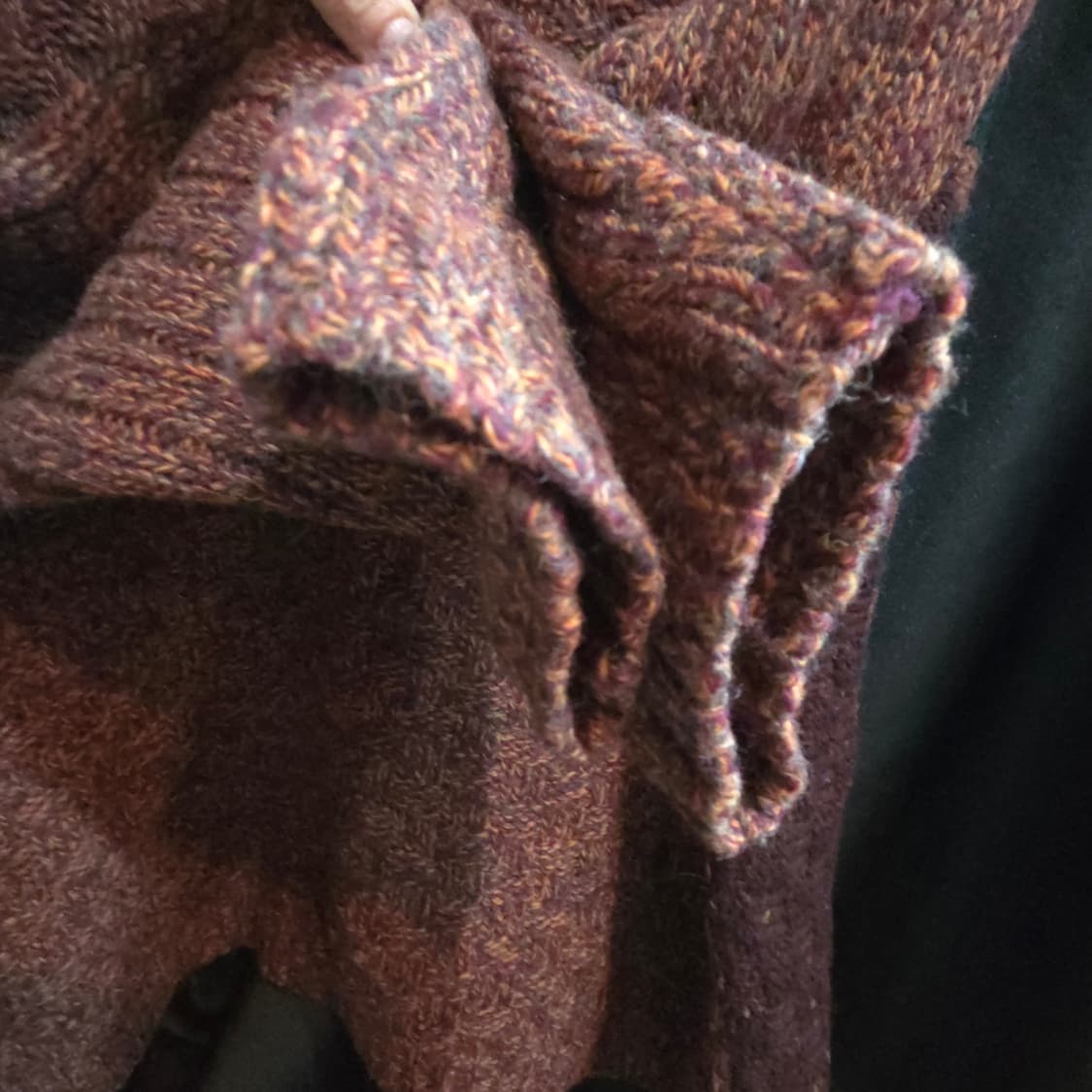 90' 베네통 빈티지 패턴 루즈핏 니트 가디건 상품이미지4