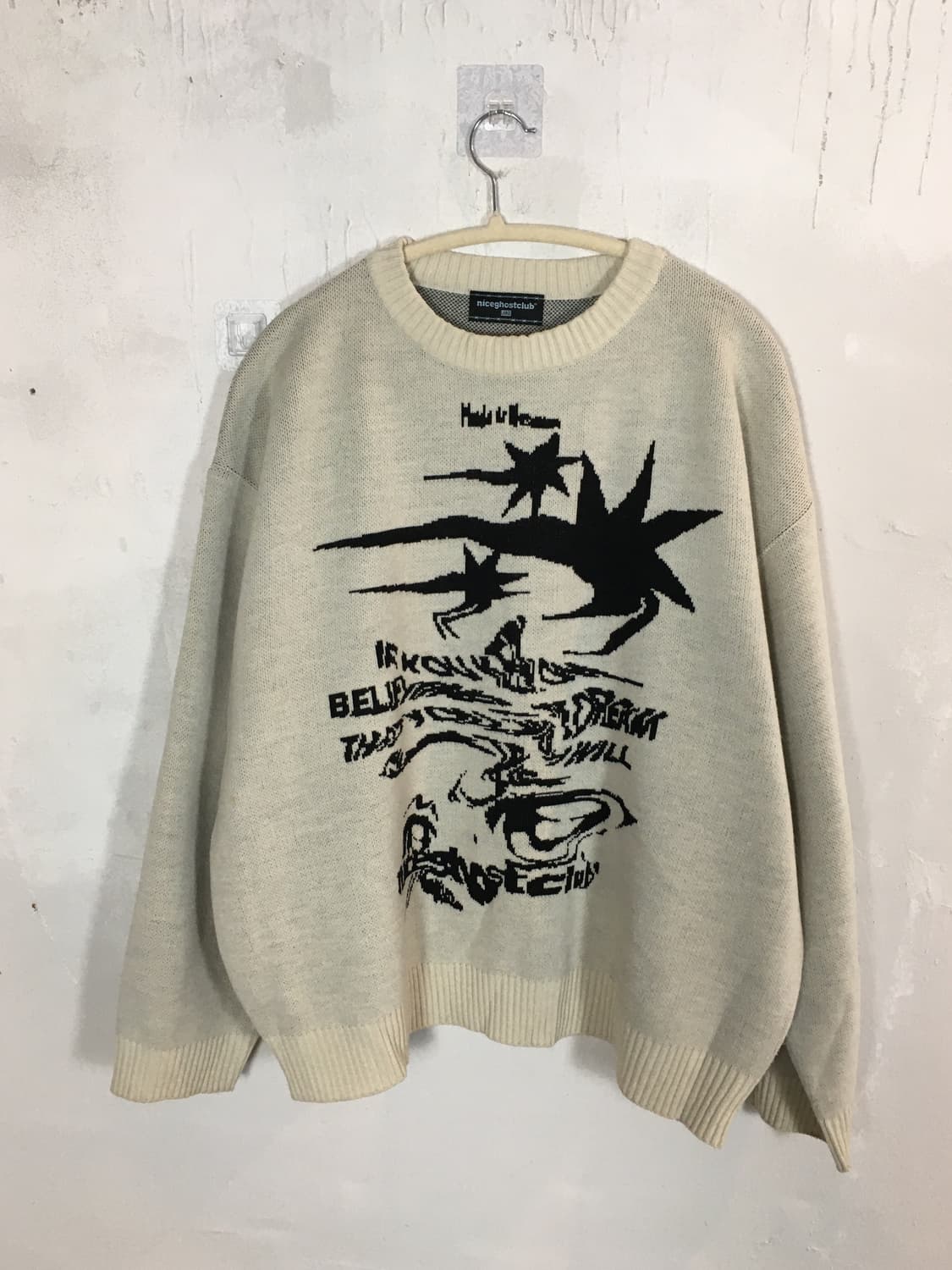 나이스고스트클럽 니트 상품이미지4