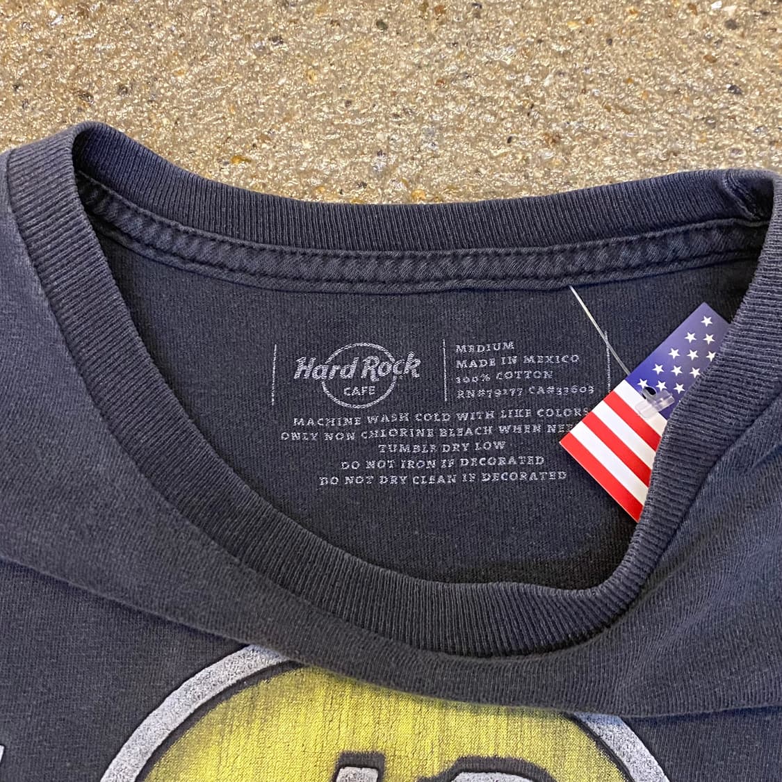 마국 빈티지 하드락카페 나이아가라폭포 투어티 락티셔츠 반팔티 상품이미지4