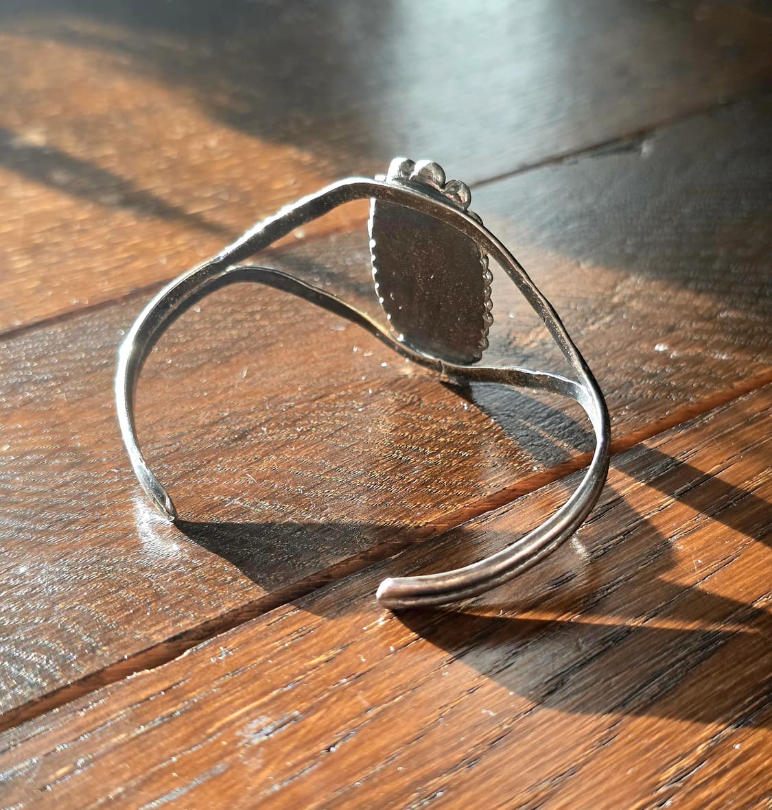 네이티브 아메리칸 오리지널 나바호 터키석 실버 뱅글 상품이미지6