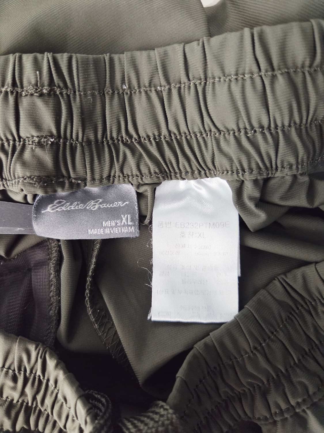 에디바우어 카키색 카고 조거팬츠_XL 상품이미지7