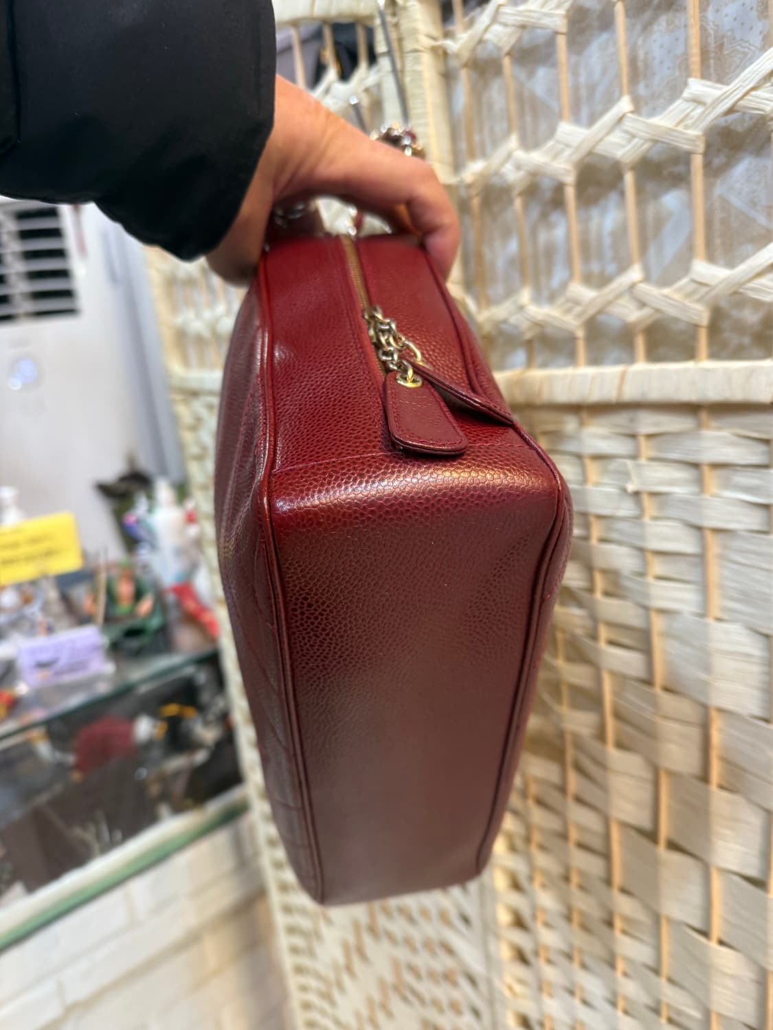 정품 샤넬 쉐프론 캐비어 체인 숄더백 팝니다 상품이미지7