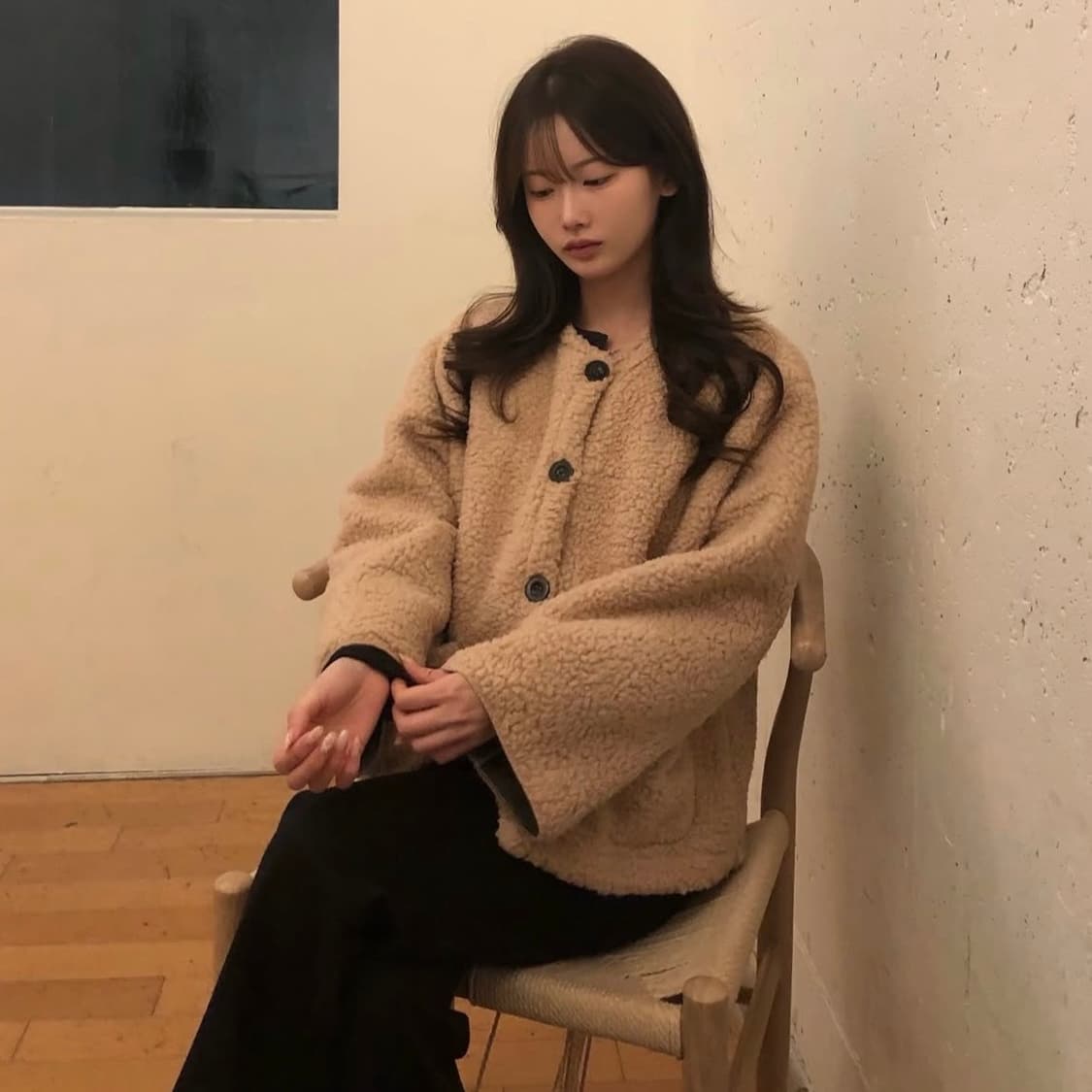 빈디마켓 뽀글이 양털 자켓 상품이미지2