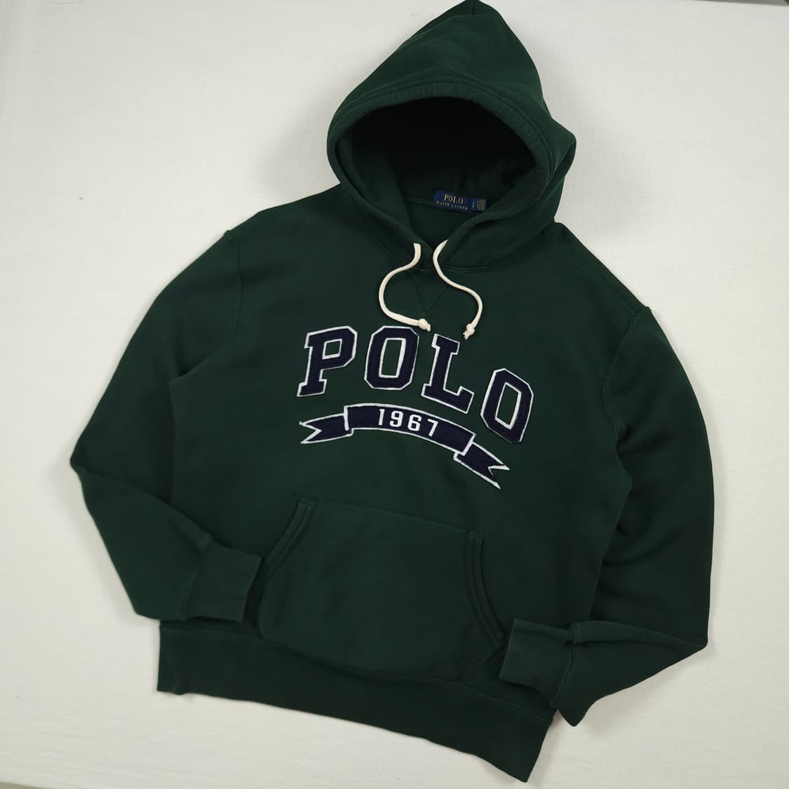 XL(105) 폴로 랄프로렌 로고 기모 후드티 상품이미지2