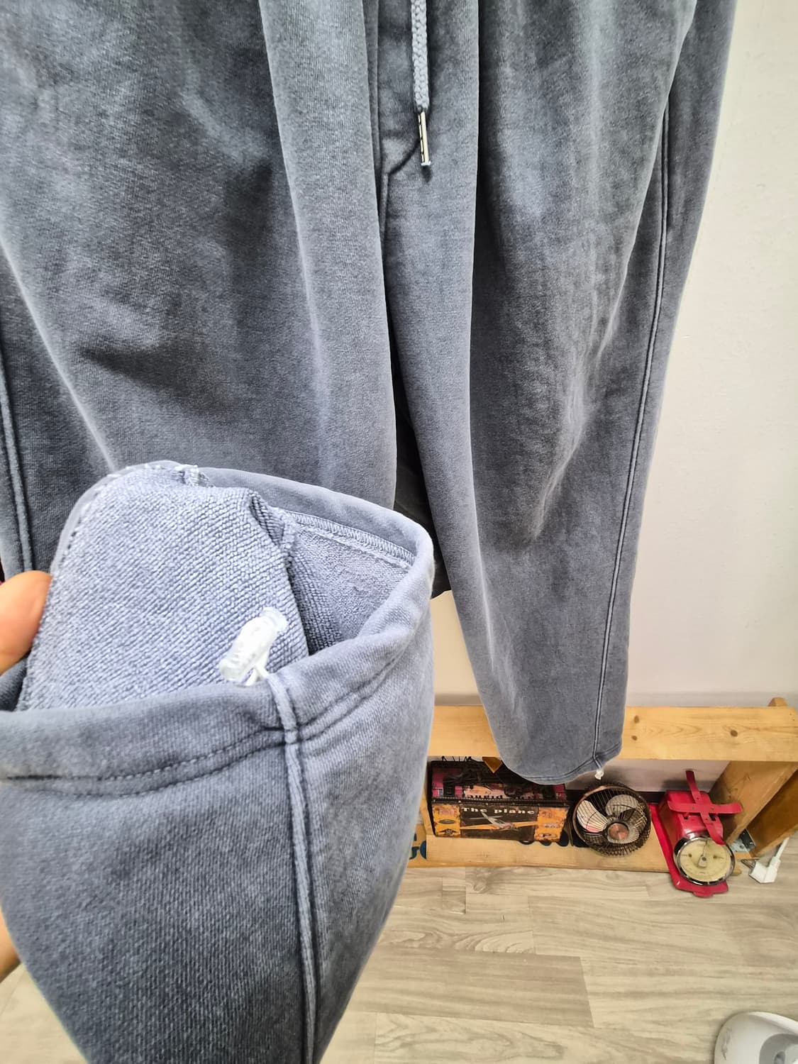 빈티지워싱 후드집업 셋업 상품이미지6