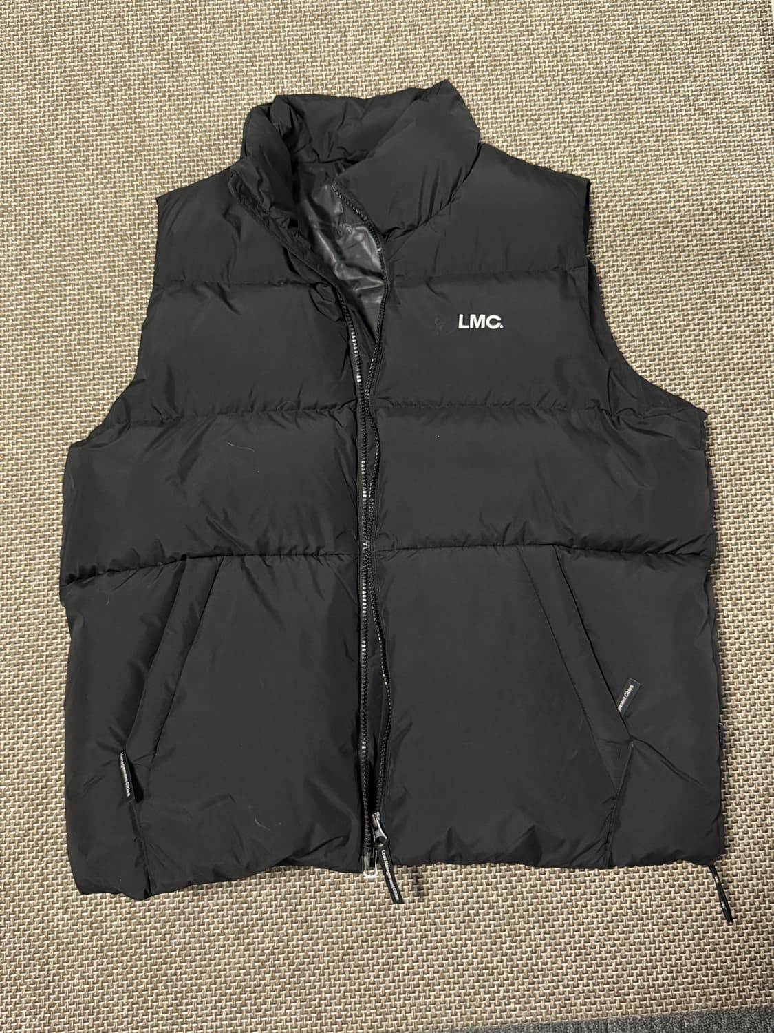 플리마켓🔥 LMC 덕 다운 패딩 베스트 블랙 상품이미지1
