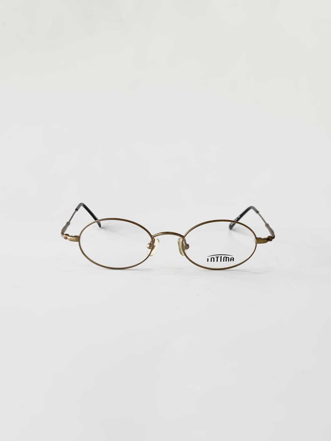 [픽키-089] 미니멀 클래식 골드 메탈 오벌 안경테 초경량 상품이미지1