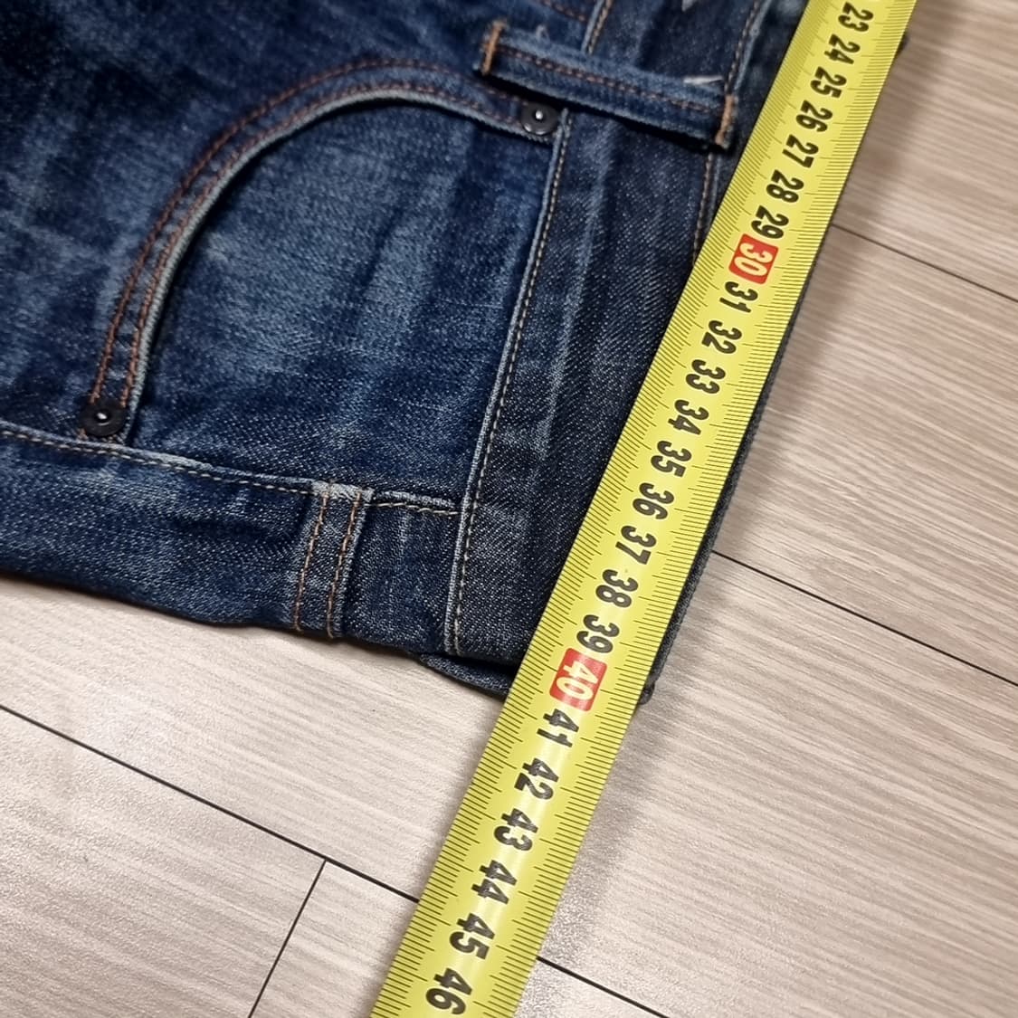 던힐 빈티지 셀비지 데님팬츠(실측) 상품이미지9