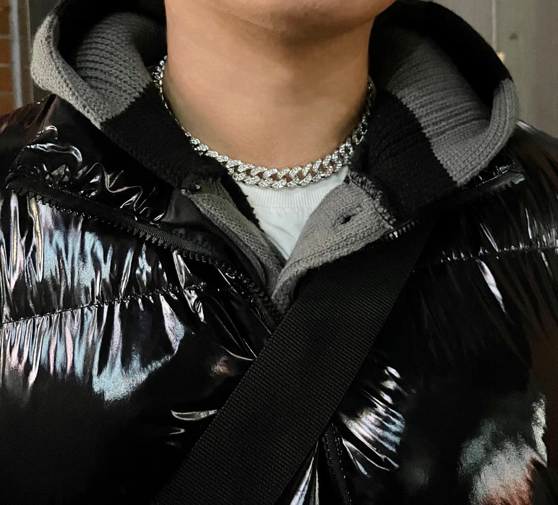 pcr053 Cuban cubic chain necklace 상품이미지9