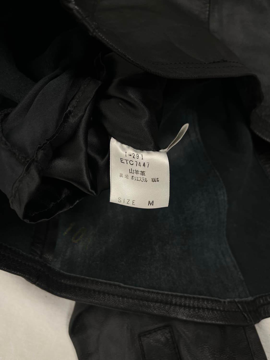 Vintage 워시드 리얼레더 셔츠 자켓  상품이미지9