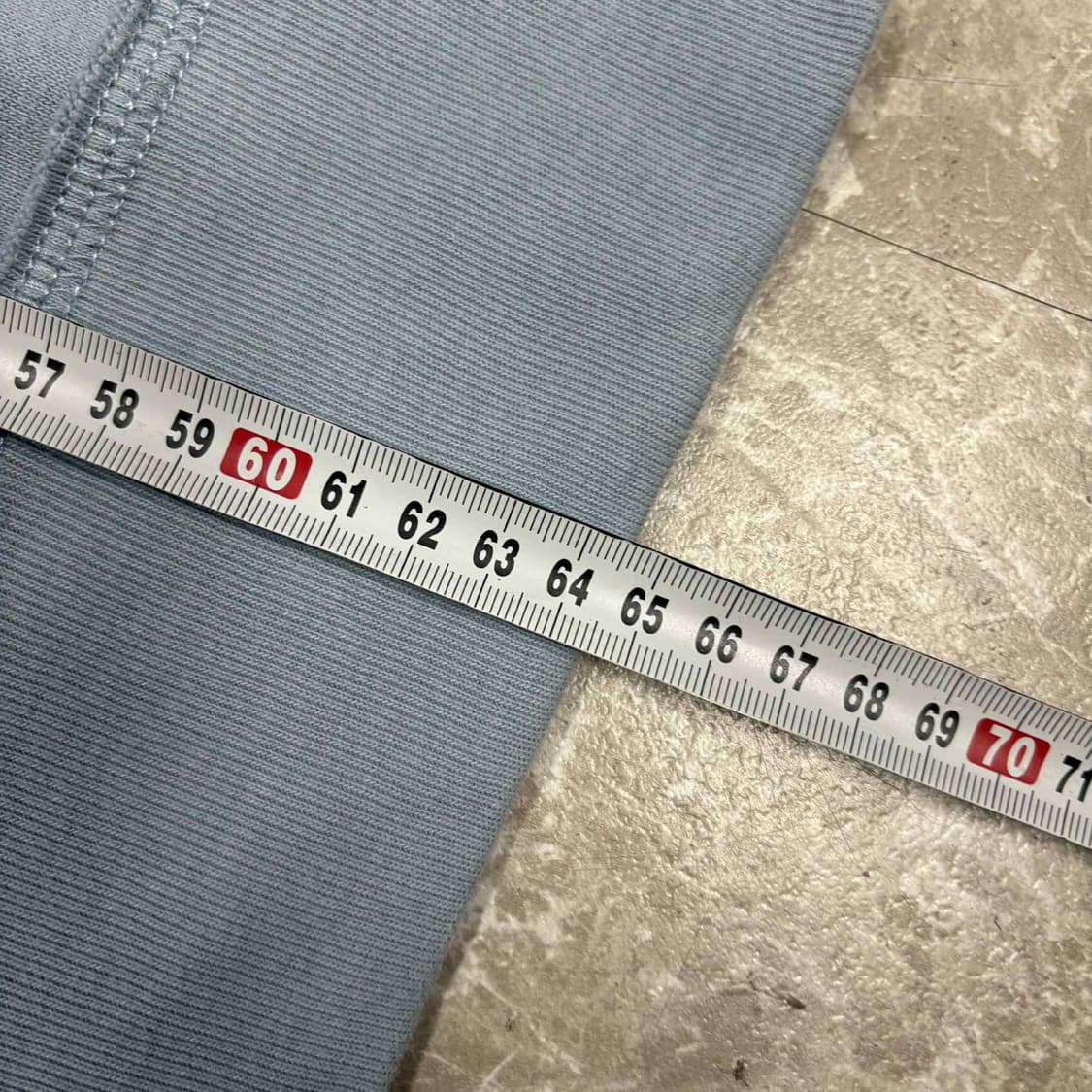 아베크롬비 y2k 스카이블루 아노깔 스웻 후드집업 희귀져지(M) 상품이미지7