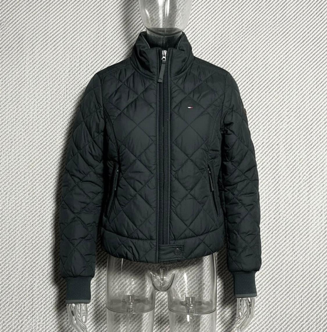 [S] Tommy 타미힐피거 우먼즈 다크그린 누빔 퀼팅 점퍼 상품이미지7