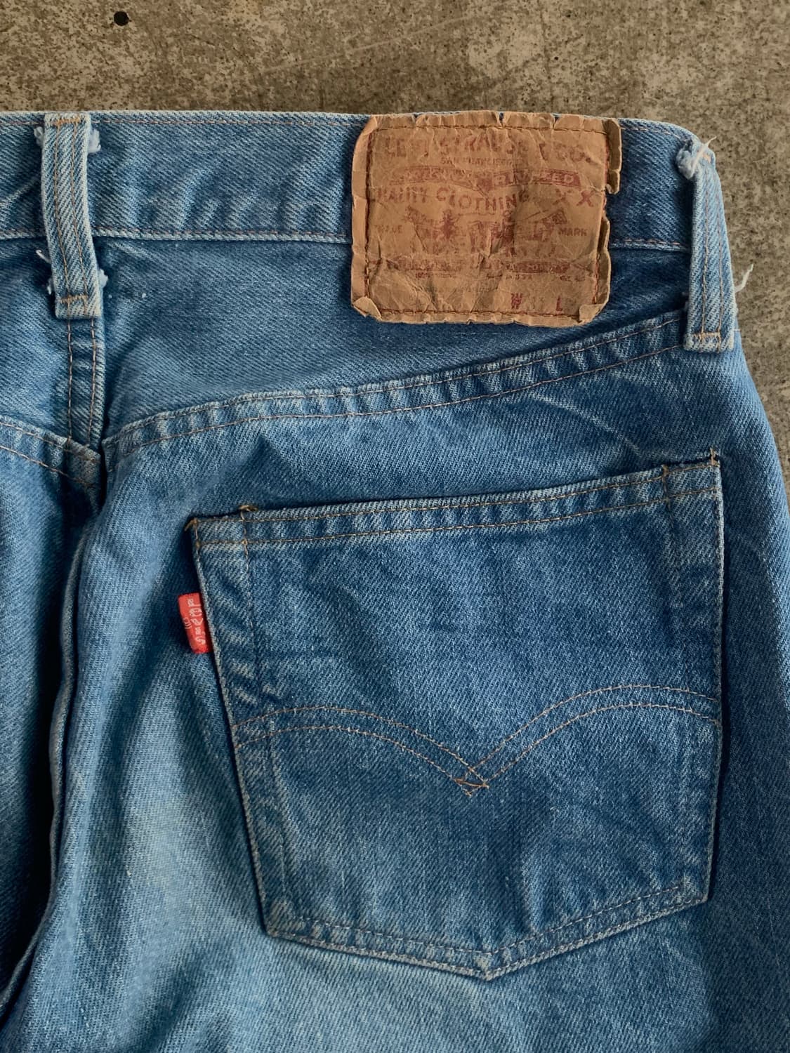 70s 리바이스 501 데님팬츠 66후기 상품이미지5