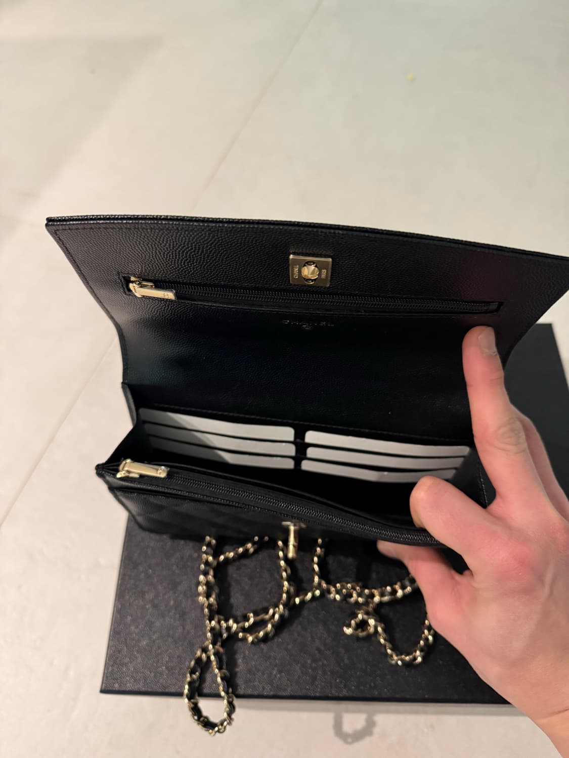 샤넬 25 woc 캐비어 시즌백 상품이미지5