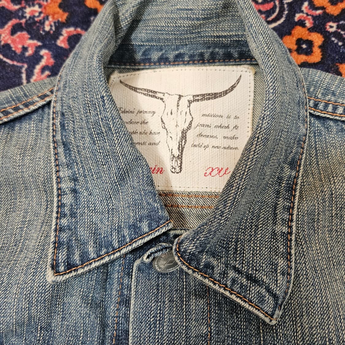 에드윈(Edwin) in Japan 00's y2k 빈티지 데님자켓 상품이미지5