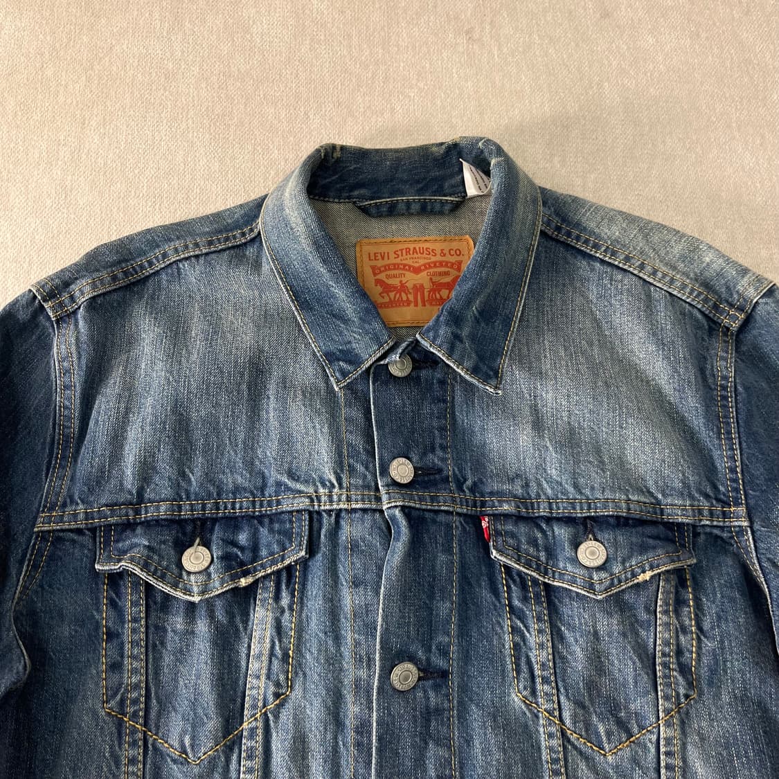 100 리바이스 데님 트러커 자켓 상품이미지2
