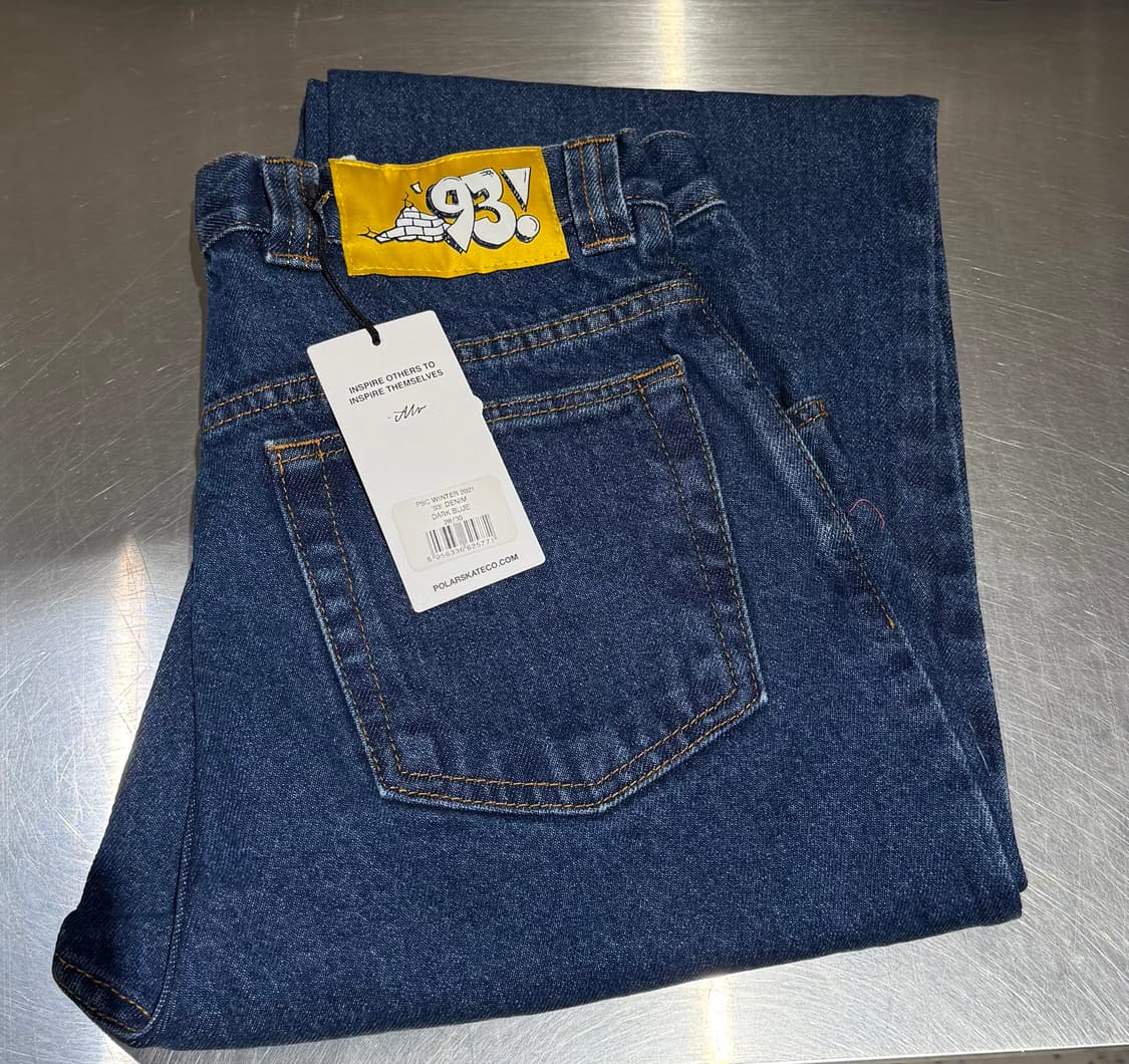 폴라 스케이트 93 데님 다크블루 28-30 사이즈 새상품 상품이미지1