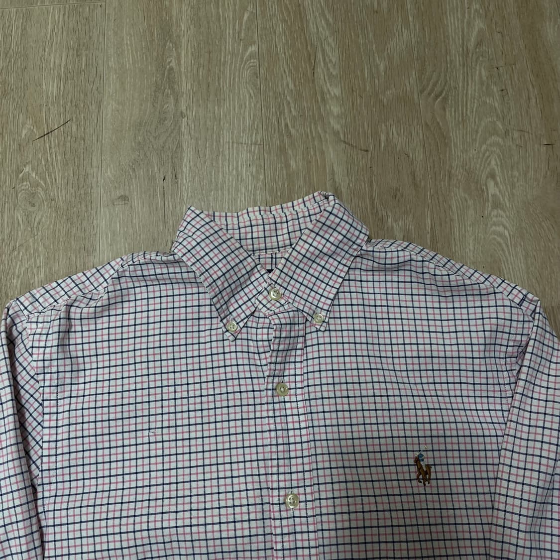 폴로 랄프로렌 옥스포드 체크 셔츠 S/90 상품이미지2