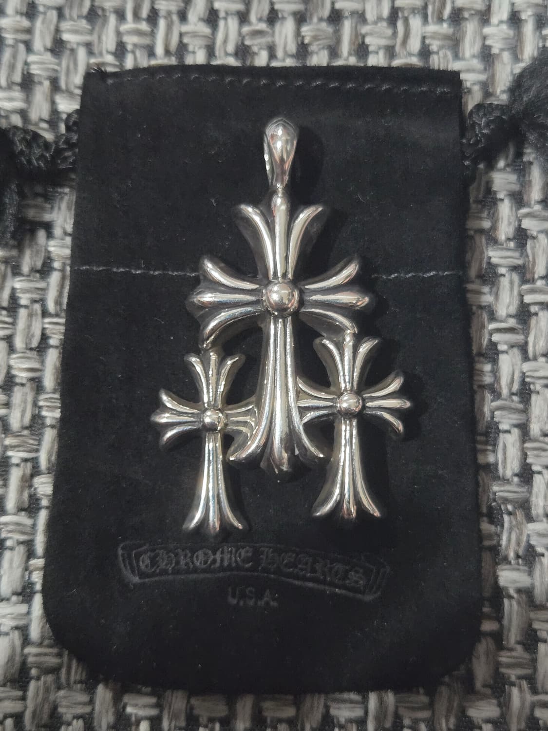 크롬하츠 3ch 크로스 펜던트(정품) 상품이미지2