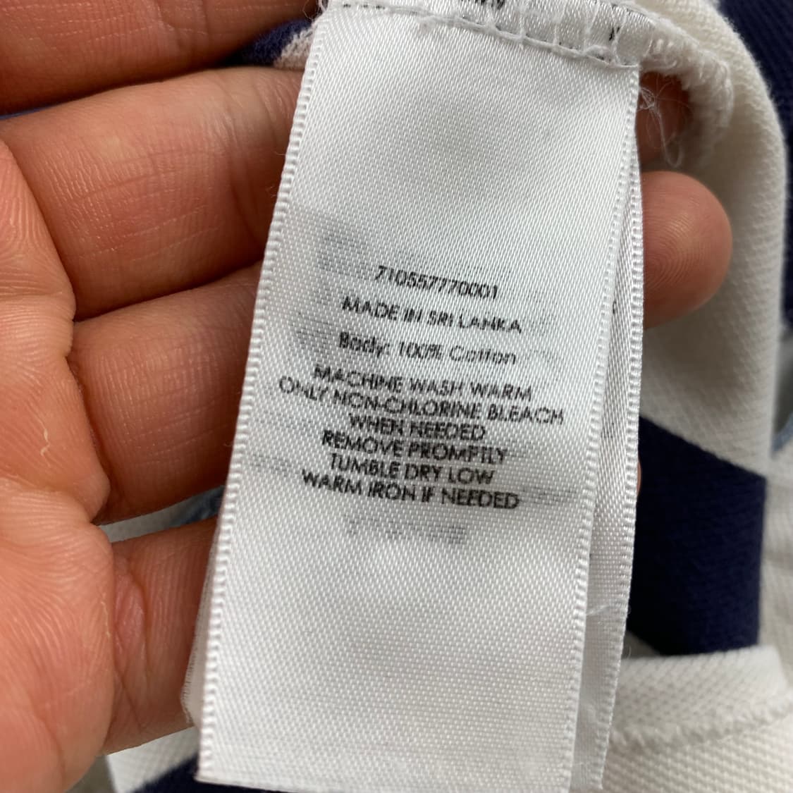 폴로 랄프로렌 포니로고 커스텀핏 스트라이프 반팔 럭비 티셔츠 상품이미지6