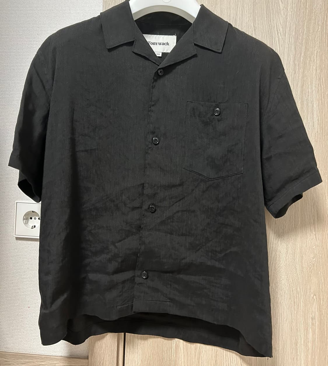 토니웩 Cozy Linen Viscose Cuban-Collar Shir 상품이미지6