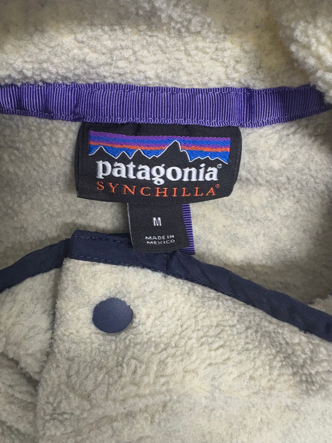 헤비모델)빈티지 파타고니아 신칠라 스냅티 오트밀 멘즈M 상품이미지5