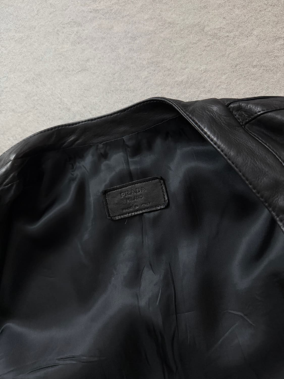 프라다 07AW 에폴렛 레더 블루종 자켓 상품이미지10