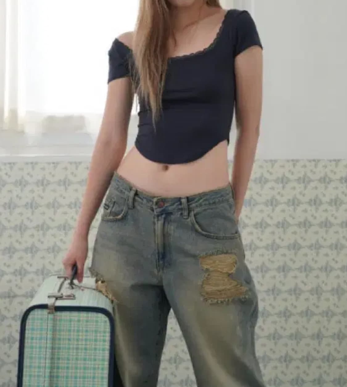 긴팔!) 플리즈노팔로우 미미탑  상품이미지1