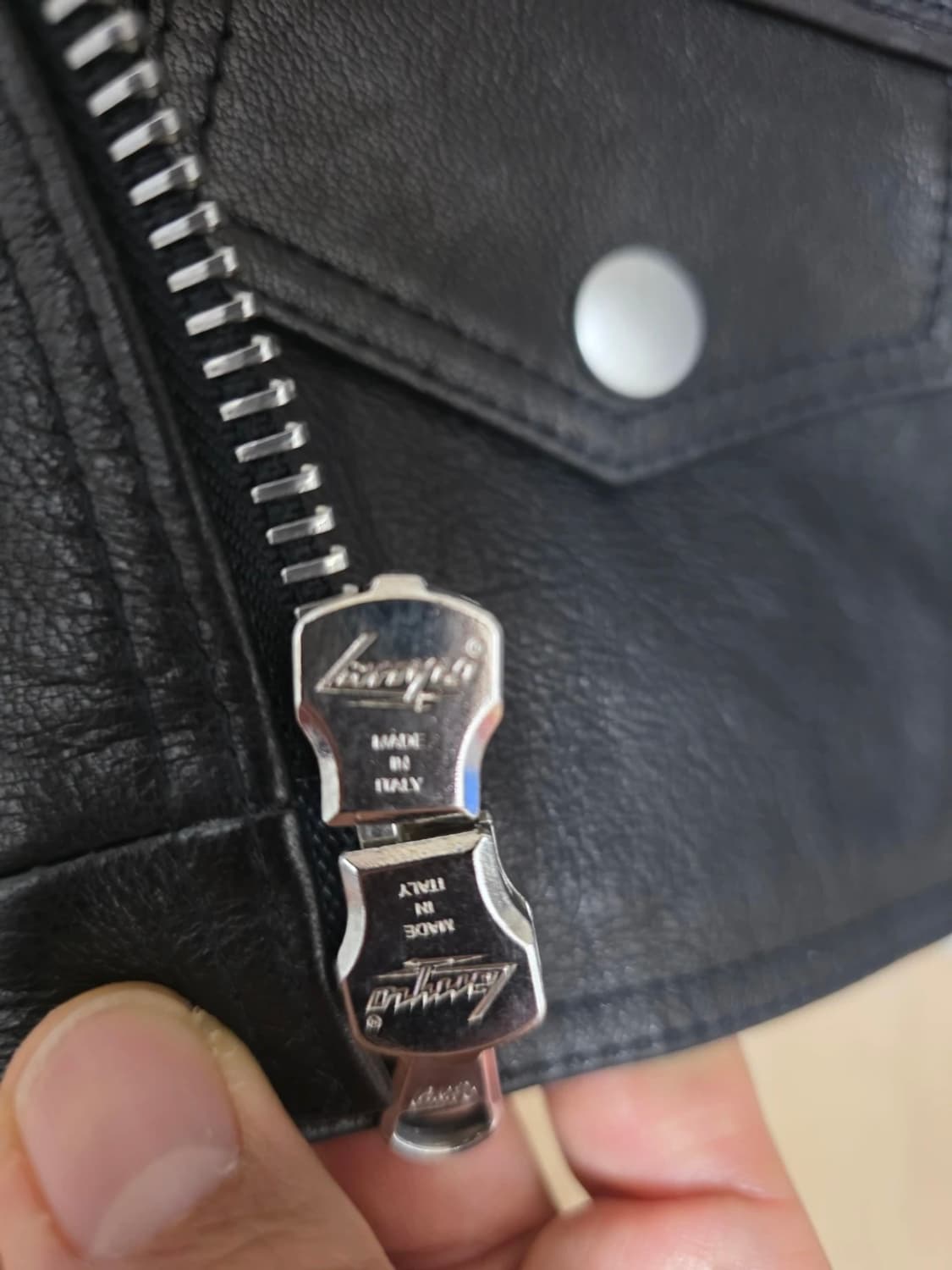 도프제이슨 프리미엄 램스킨 베지터블 라이더 자켓 M 상품이미지8