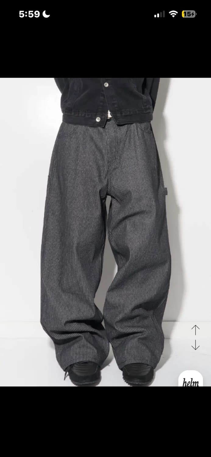 헬름 스트라이프 팬츠 S 상품이미지2