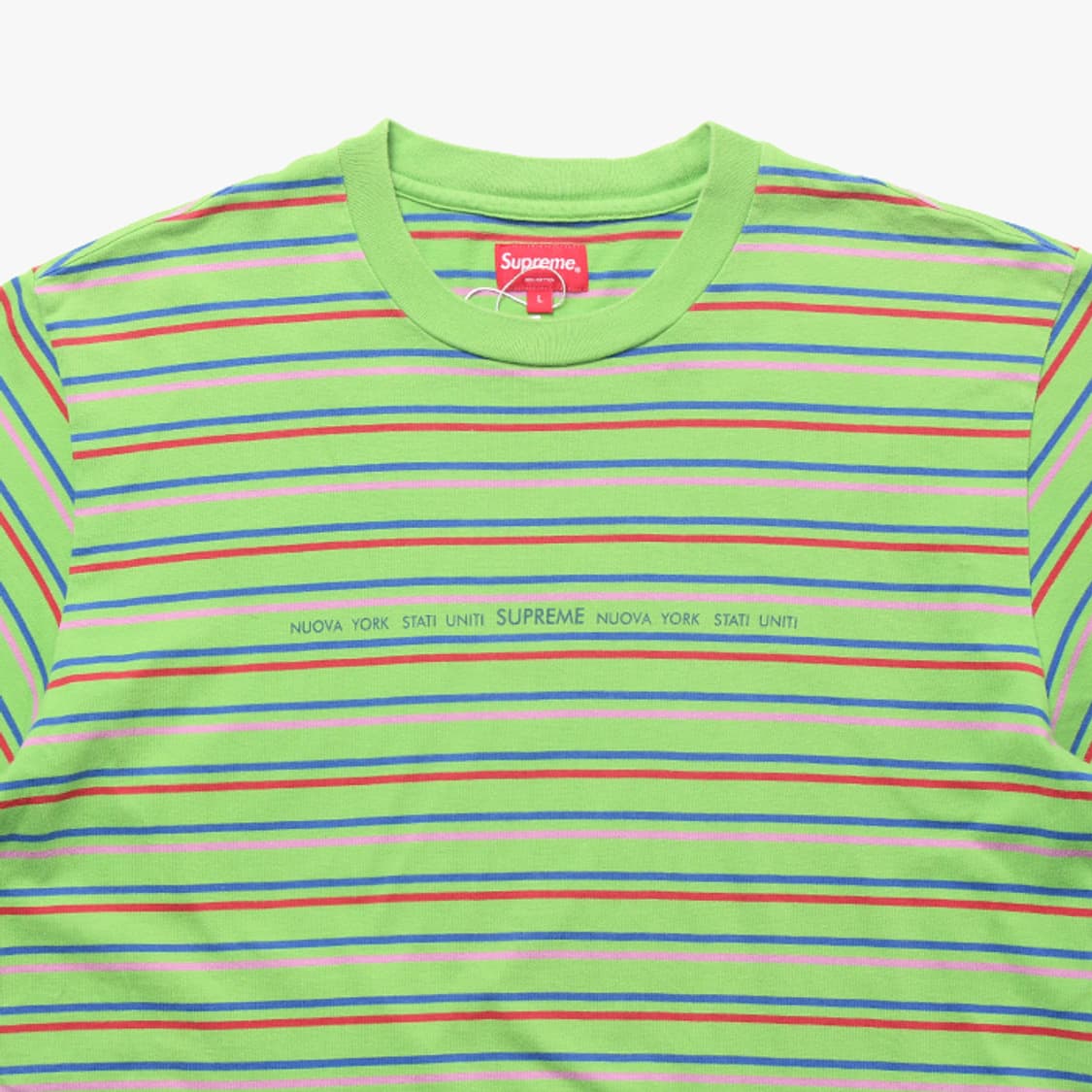  SUPREME "Green Stripe T-Shirts" 상품이미지2